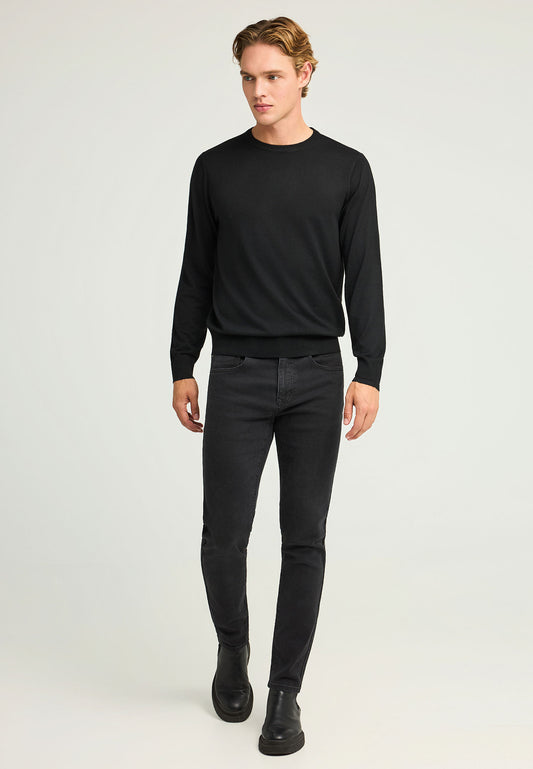 Blugi slim fit cu efecte spălate