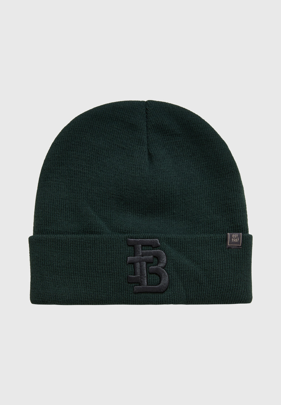 Căciulă bărbătească cu logo brodat