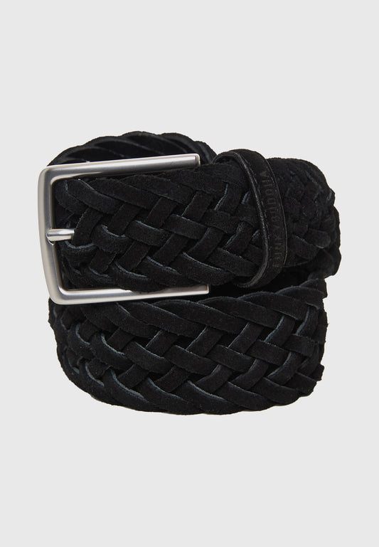 Men's leather belt