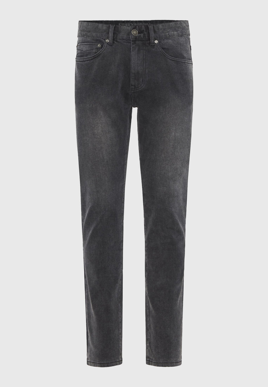 Blugi slim fit cu efecte spălate