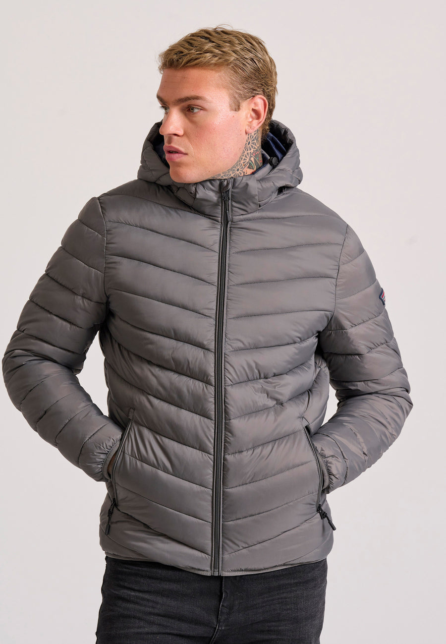 Jachetă de călătorie cu glugă detașabilă