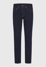 Blugi slim fit cu croială conică