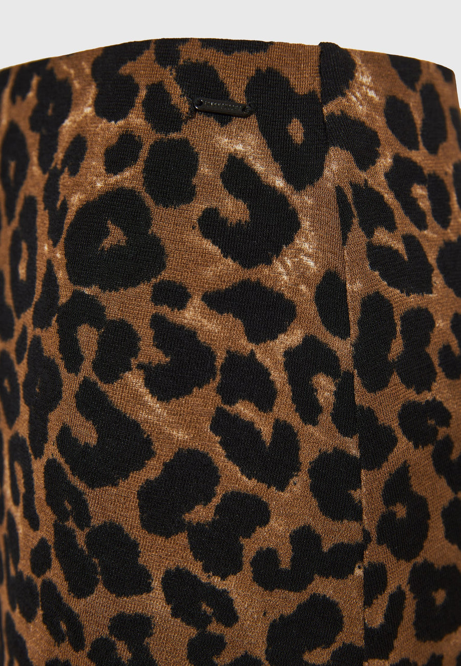 Fustă de damă cu imprimeu animal