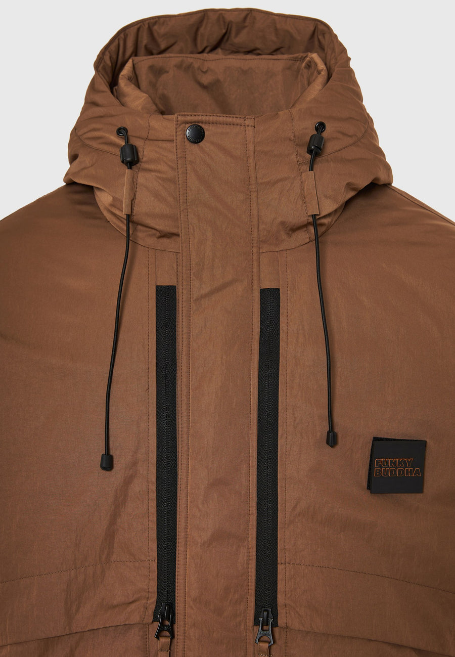 Jachetă casual bărbătească cu căptușeală matlasată