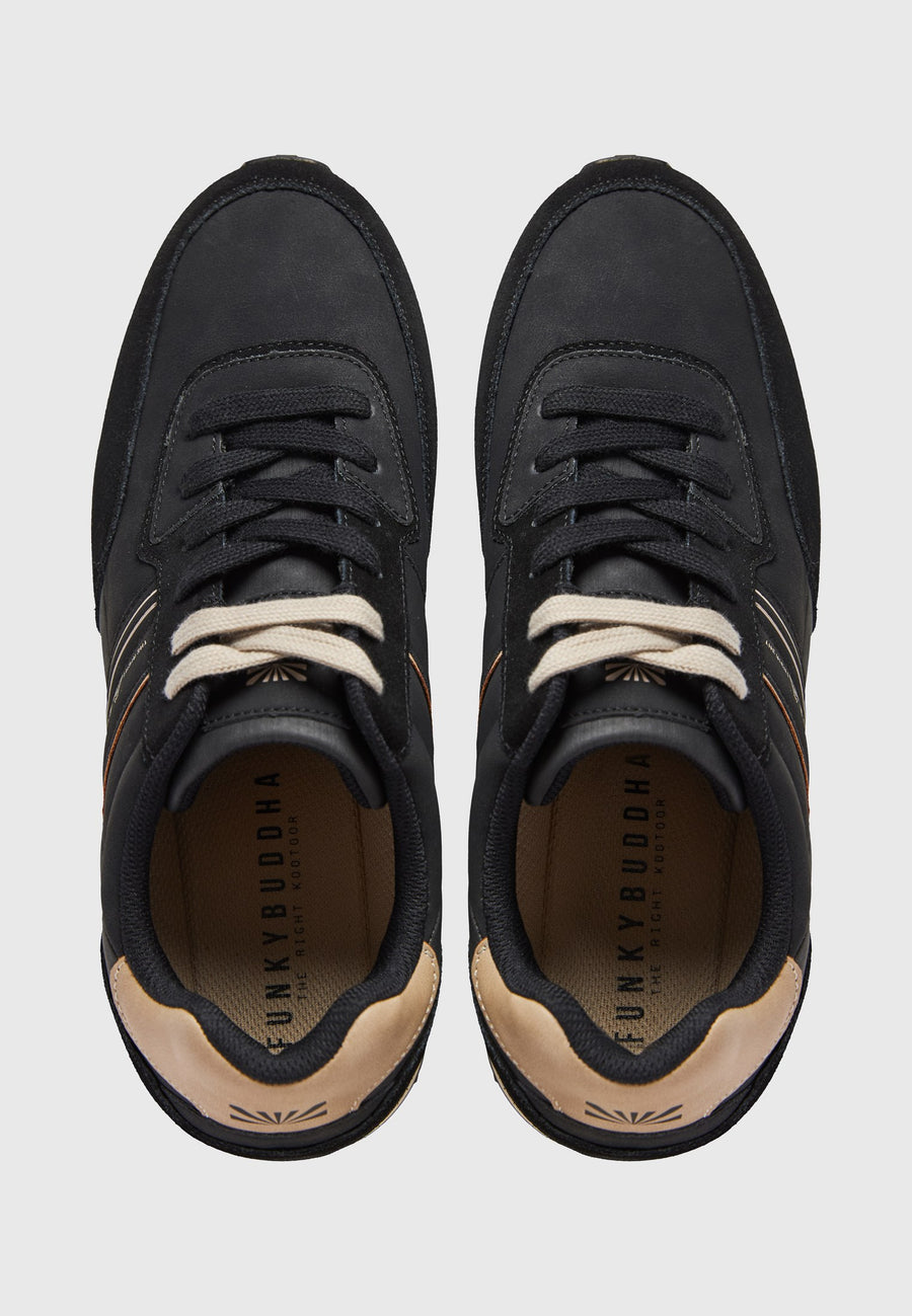 Teniși din piele întoarsă pentru bărbați