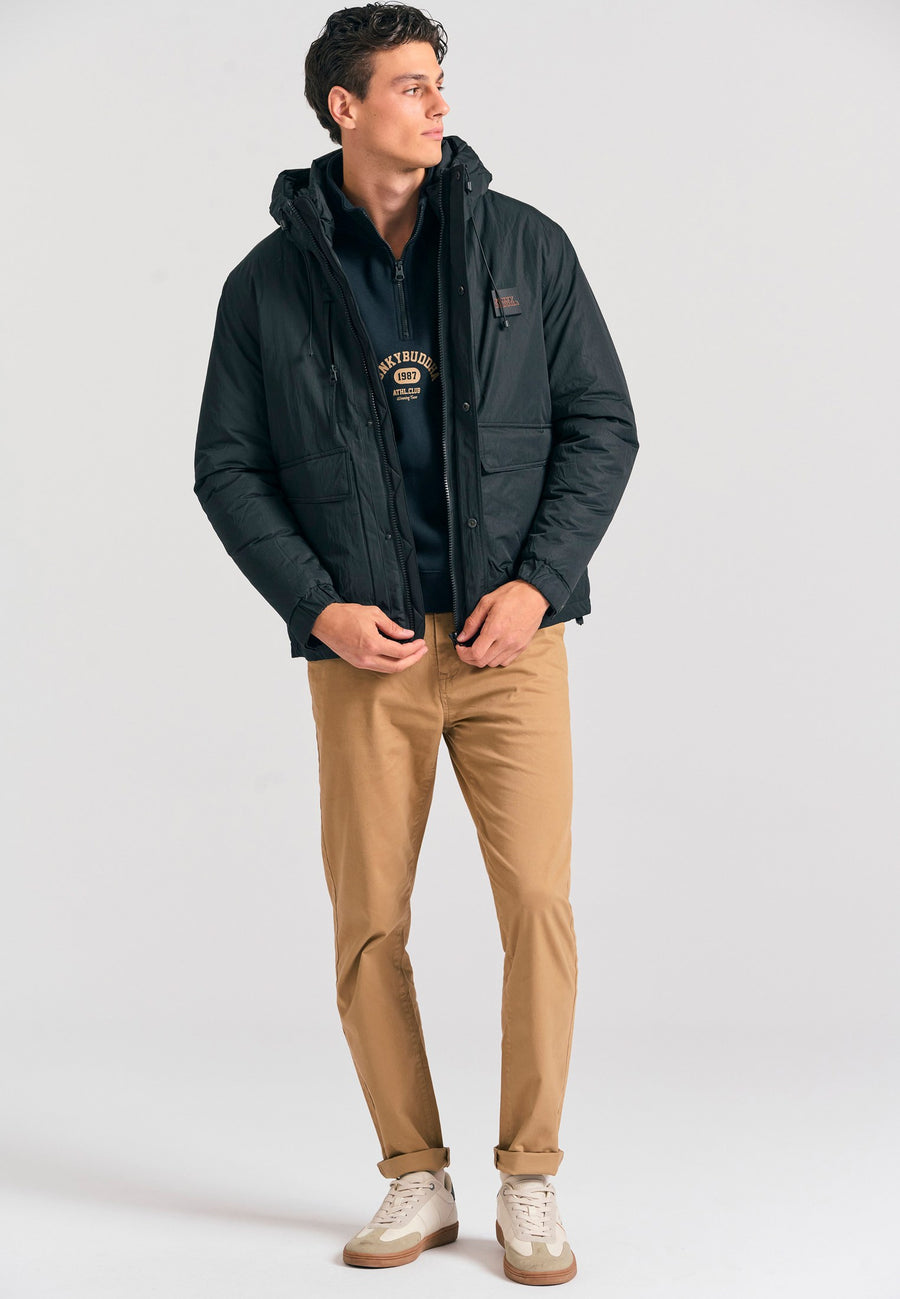 Jachetă casual bărbătească cu căptușeală matlasată