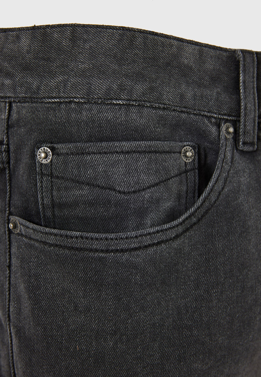 Blugi slim fit cu efecte spălate