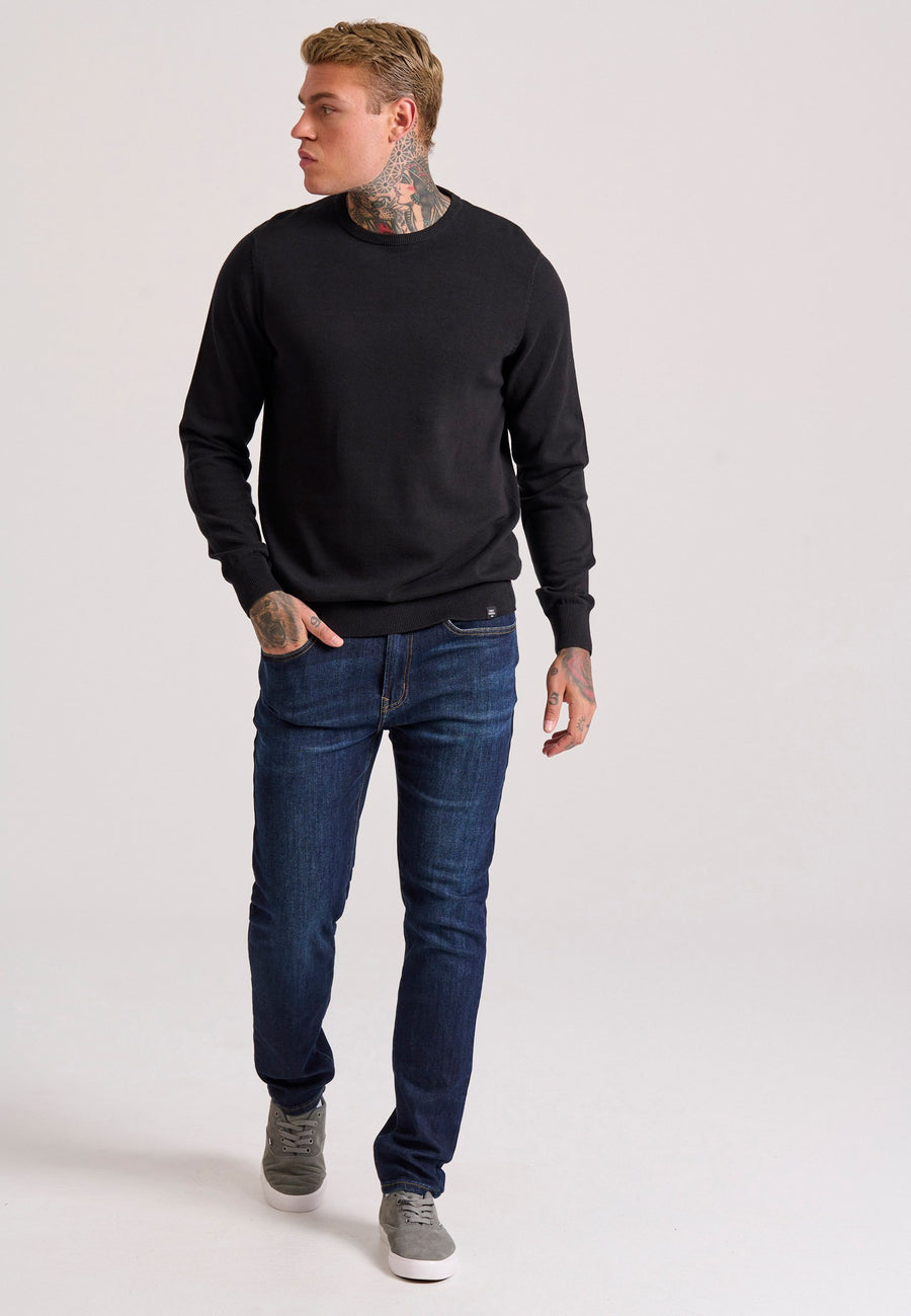 Pulover cu guler rotund pentru bărbați - Esențiale