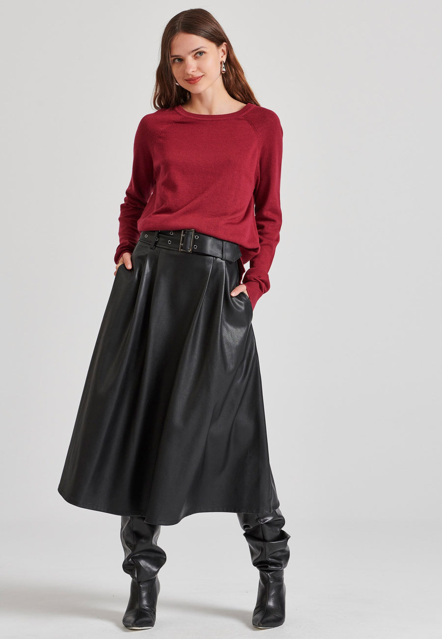 Pulover cu guler rotund - Esențiale