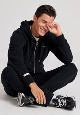 Pantaloni jogging bărbătești cu logo imprimat