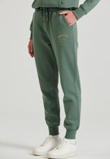 Pantaloni jogger de damă cu imprimeu pe coapsă