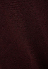 Pulover tricotat din bumbac pentru bărbați, cu guler înalt