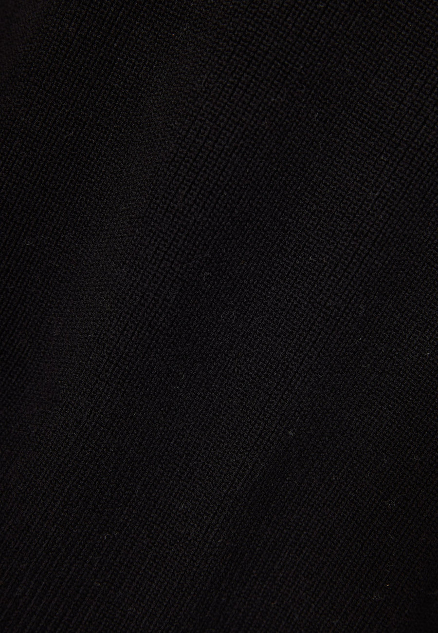 Pulover tricotat din bumbac pentru bărbați, cu guler înalt