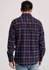 Cămașă bărbătească din flanel în carouri