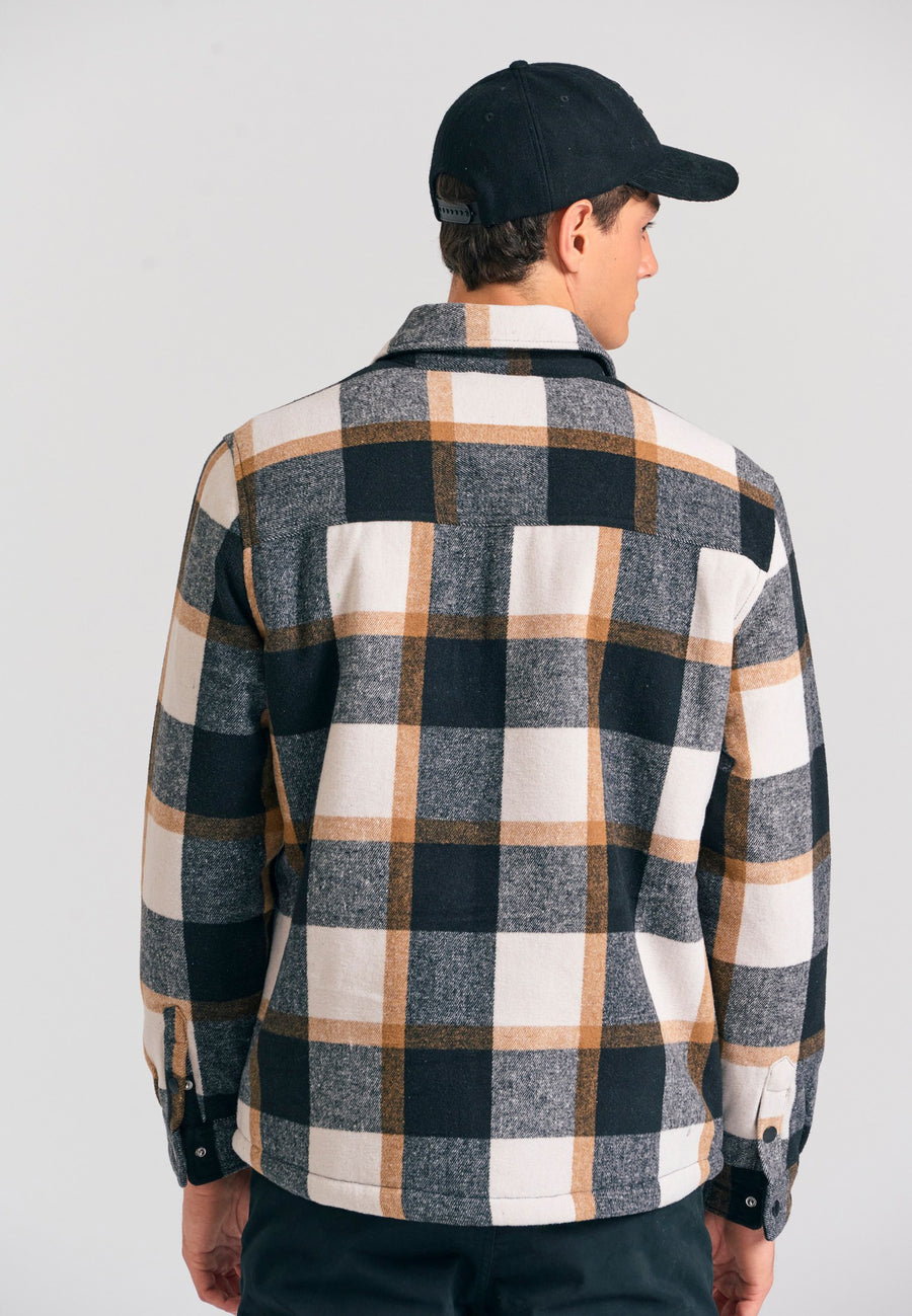 Jachetă casual bărbătească cu guler