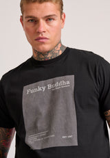 Tricou cu guler rotund și imprimeu minimalist cu logo