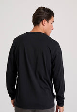 Tricou cu mânecă lungă și imprimeu pe piept