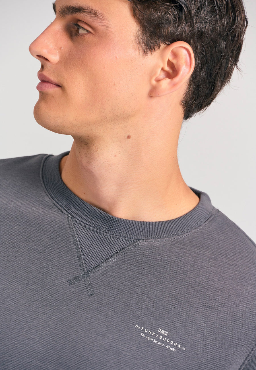 Hanorac cu guler rotund pentru bărbați - Esențiale