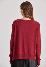 Pulover cu guler rotund - Esențiale