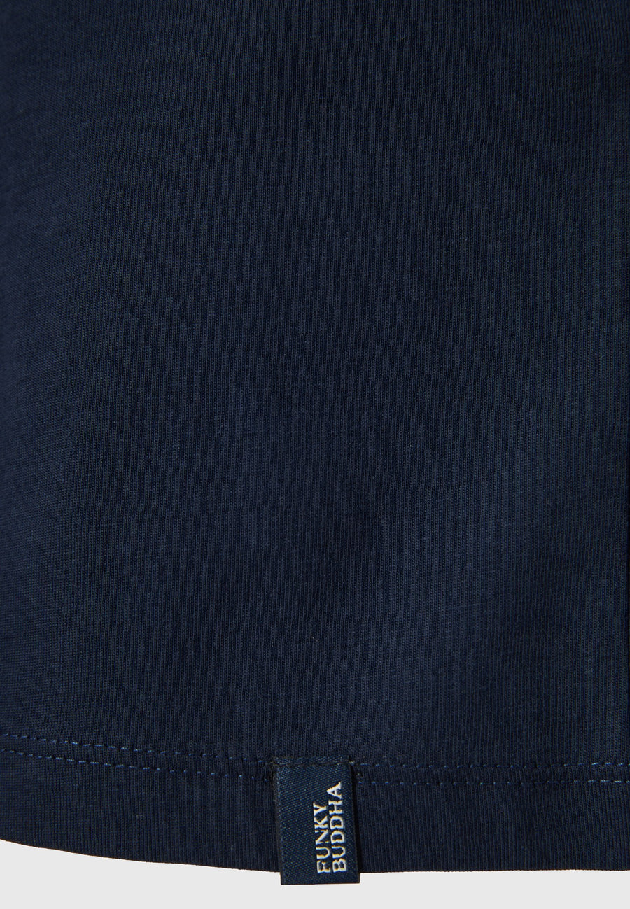 Tricou cu mânecă lungă și imprimeu pe piept