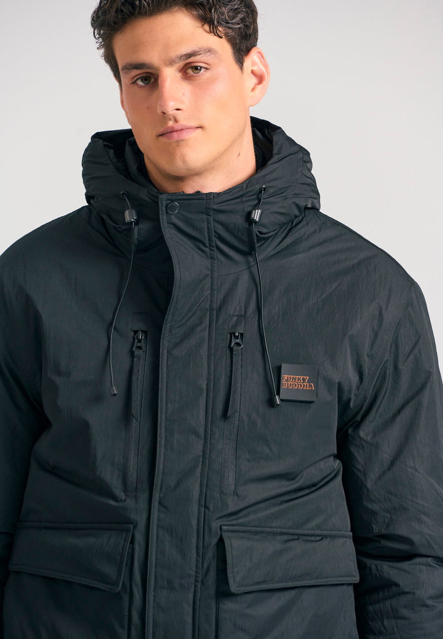 Jachetă casual bărbătească cu căptușeală matlasată