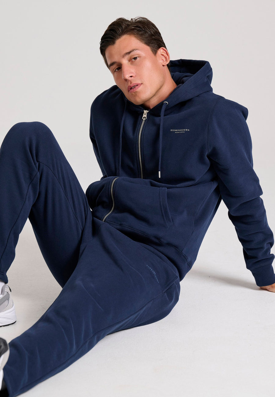 Pantaloni jogging bărbătești cu logo imprimat