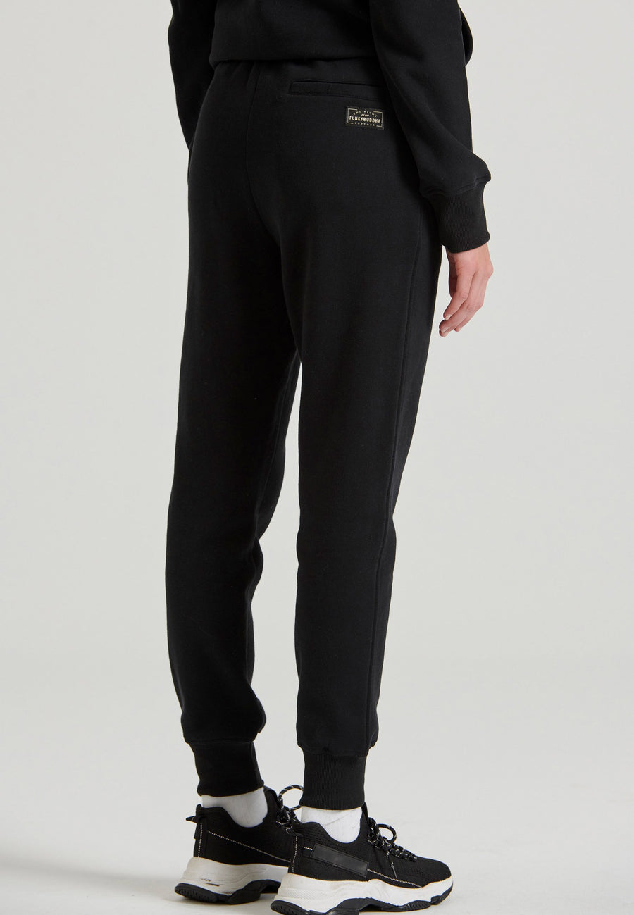 Pantaloni jogger de damă cu imprimeu pe coapsă