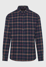 Cămașă bărbătească din flanel în carouri