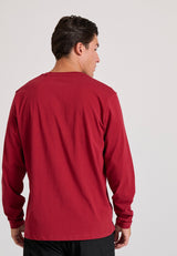 Tricou cu mânecă lungă și imprimeu pe piept