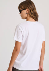 Tricou cu imprimeu artistic pe piept