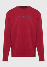 Tricou cu mânecă lungă și imprimeu pe piept