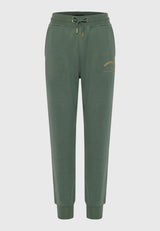 Pantaloni jogger de damă cu imprimeu pe coapsă