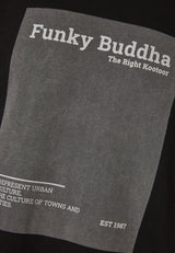 Tricou cu guler rotund și imprimeu minimalist cu logo