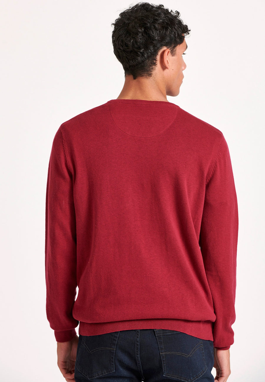 Pulover cu guler rotund pentru bărbați - Esențiale