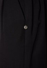 Pantaloni casual pentru femei cu pliuri