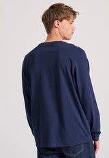 Tricou cu mânecă lungă și imprimeu pe piept