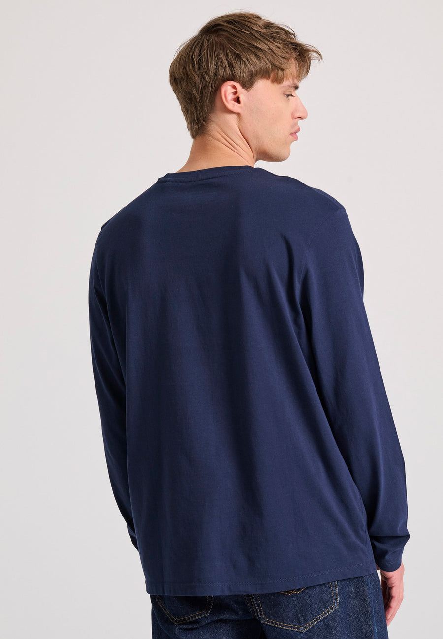 Tricou cu mânecă lungă și imprimeu pe piept