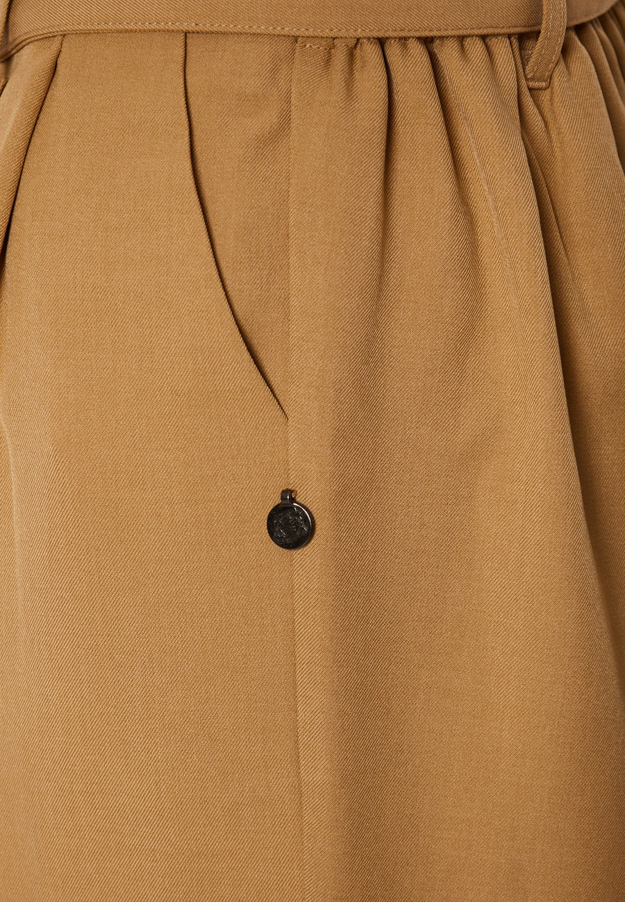 Pantaloni casual pentru femei cu pliuri