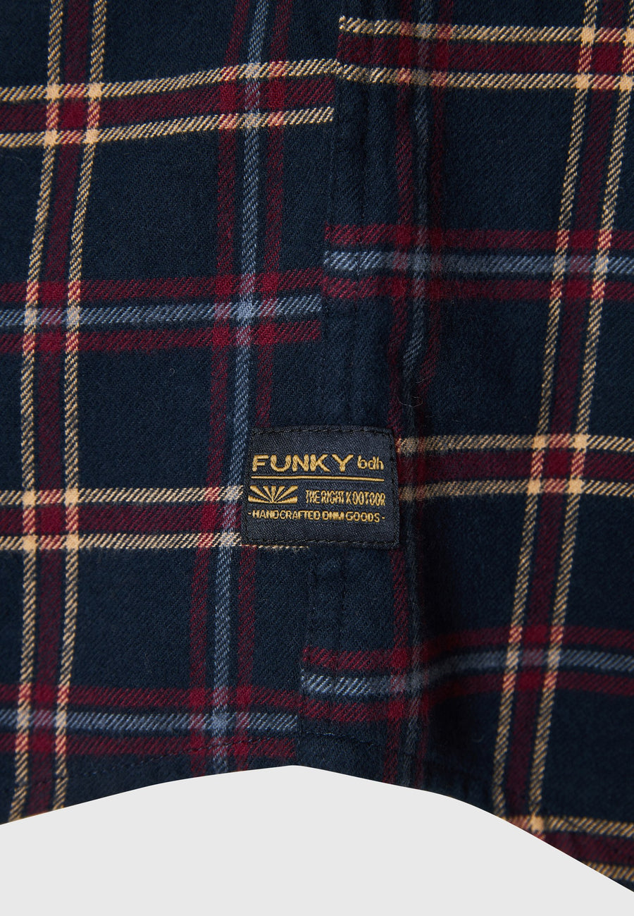 Cămașă bărbătească din flanel în carouri