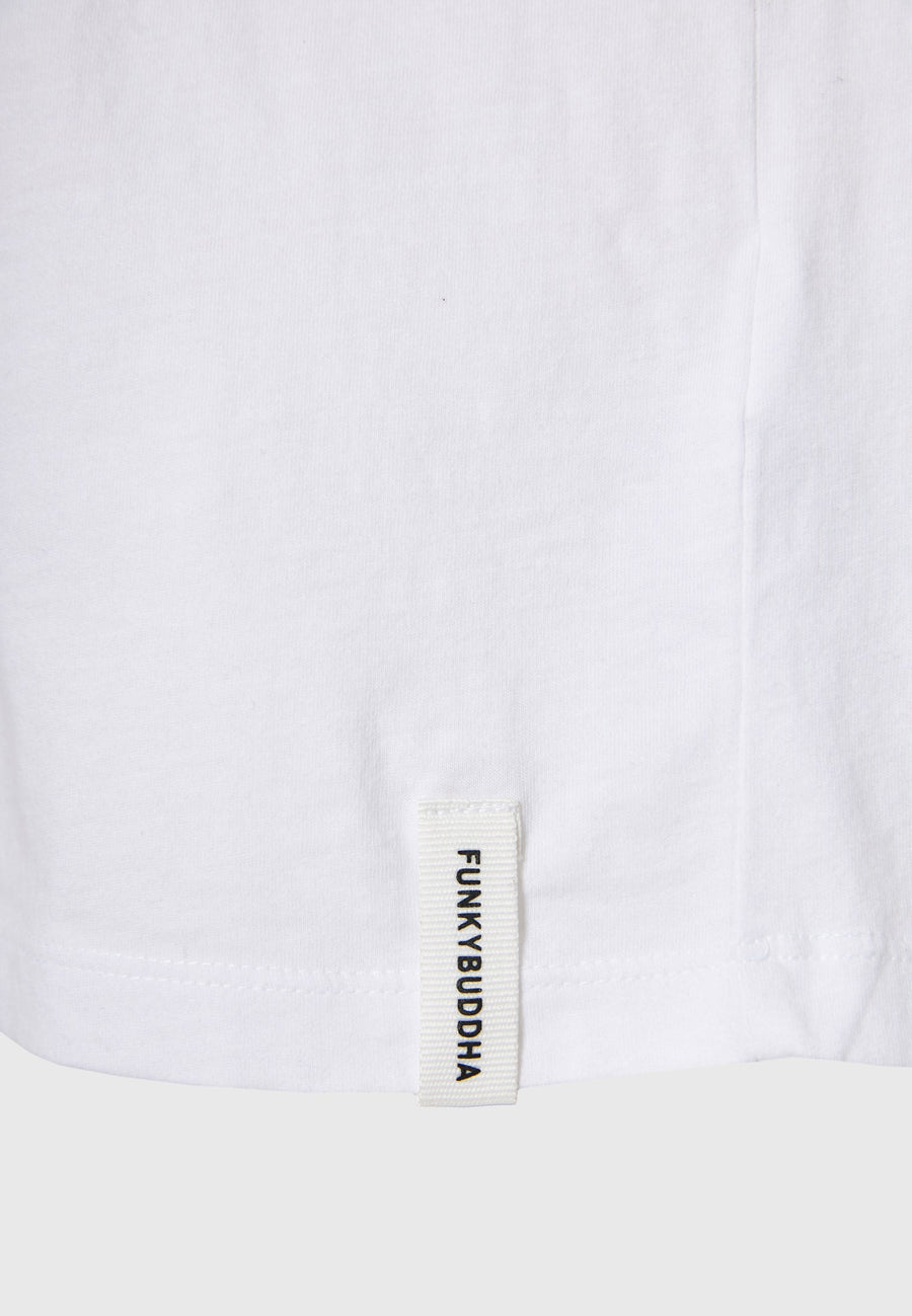 Tricou cu imprimeu artistic pe piept