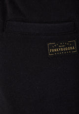 Pantaloni jogger de damă cu imprimeu pe coapsă