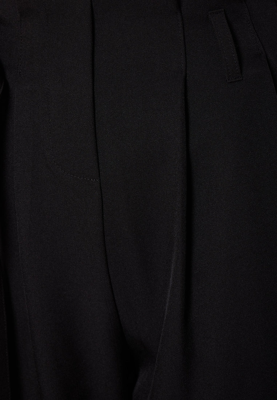 Pantaloni casual pentru femei cu pliuri