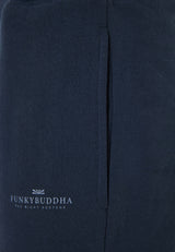 Pantaloni jogging bărbătești cu logo imprimat