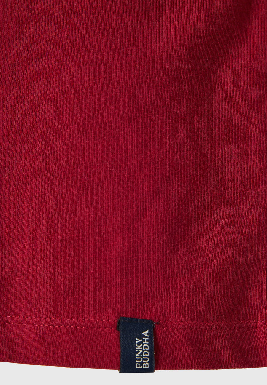 Tricou cu mânecă lungă și imprimeu pe piept