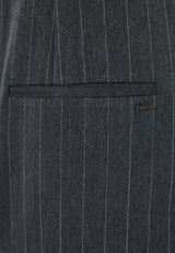 Rochie fără mâneci cu nasturi