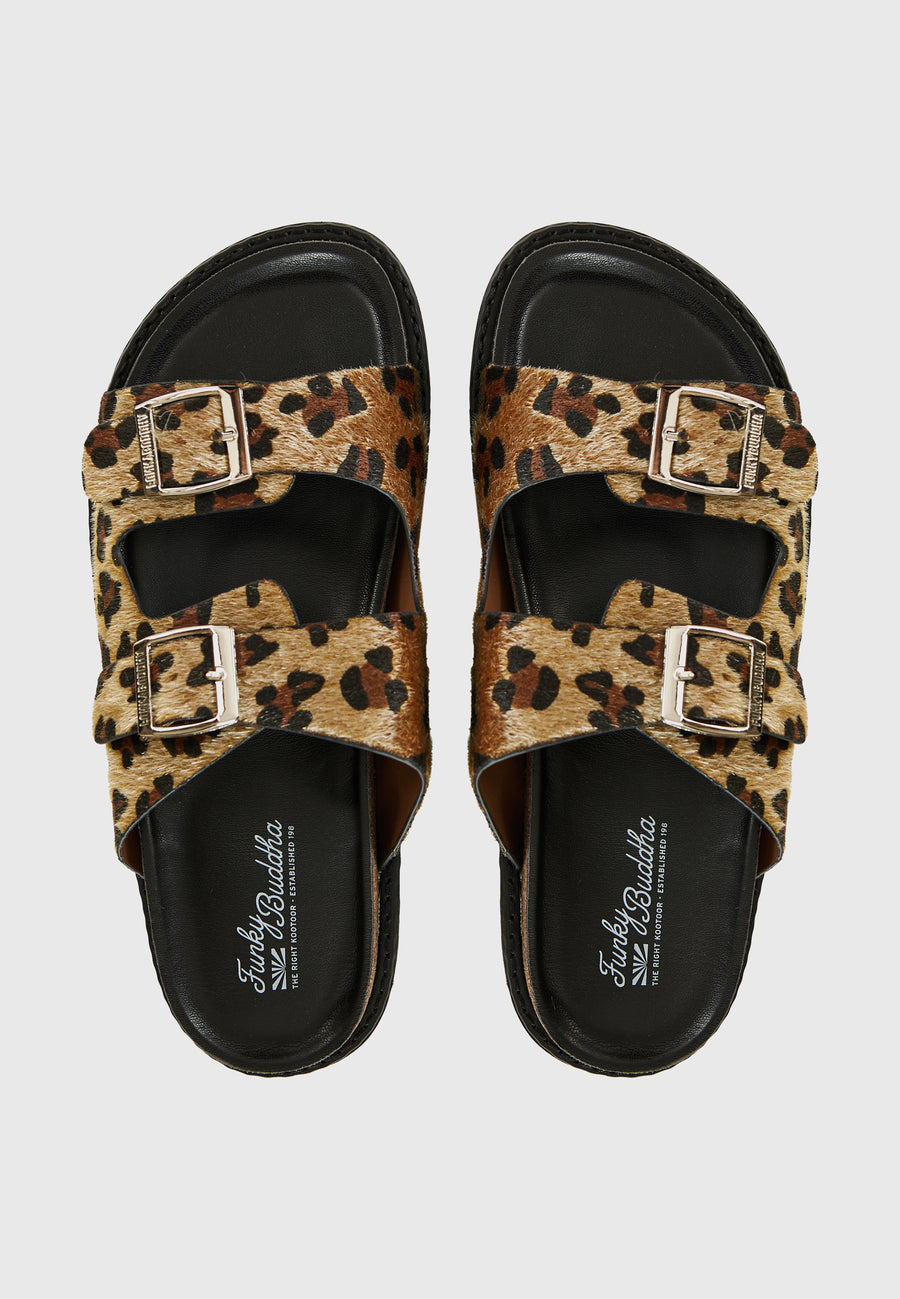 Women's sandals - Leopard
