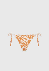 Slip de bikini cu imprimeu integral și legături laterale - Biscotti