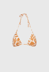 Top de bikini cu imprimeu pe toată suprafața și decolteu halter - Biscotti