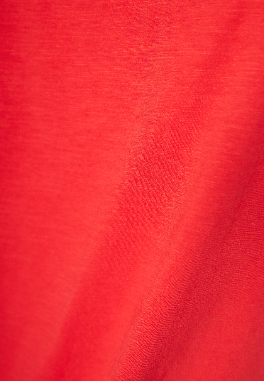 Women's tank top with longer back - Tomato