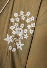 Kimono pentru femei cu broderie și volane - Oregano